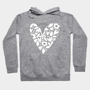 Floral heart Hoodie